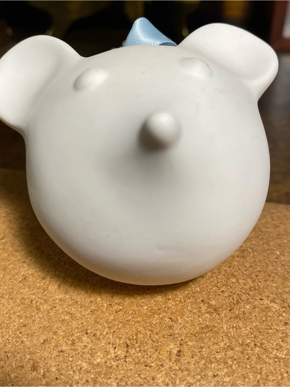Jonathan Adler Mouse Ornament Bisque White
